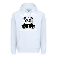 White panda cub fluff you giant panda Premium Hoodie - linhVisuals