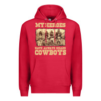 Cardinal my heroes have always killed cowboys retro Premium Hoodie - linhVisuals