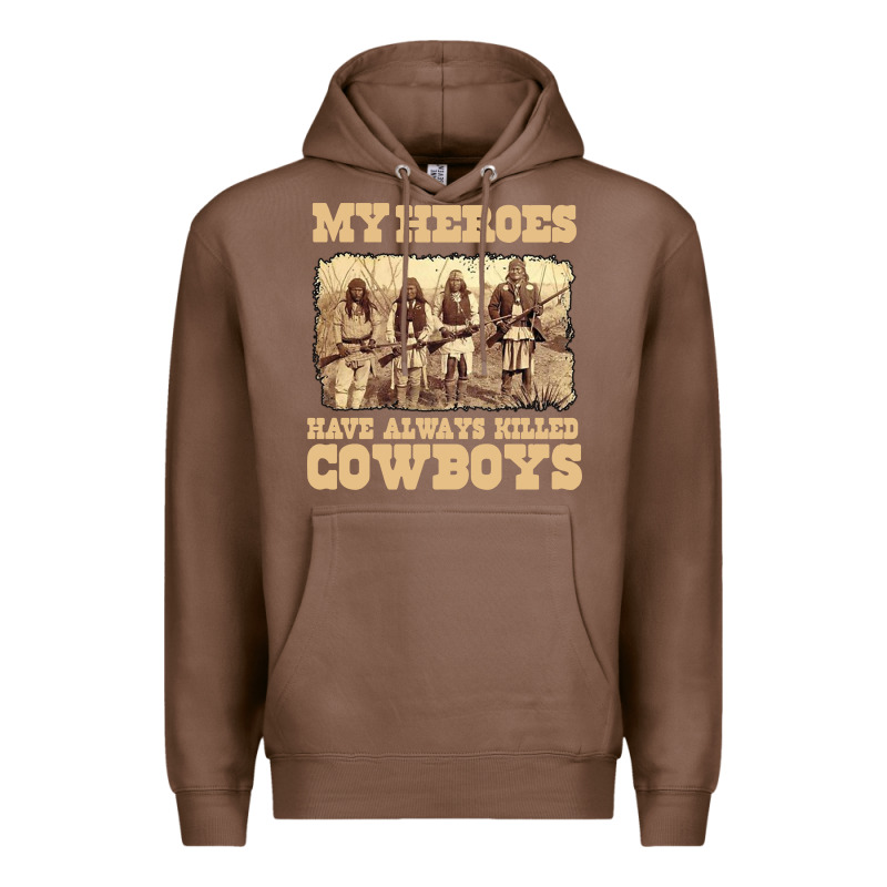 My Heroes Have Always Killed Cowboys Retro Premium Hoodie by linhVisuals | Teevron