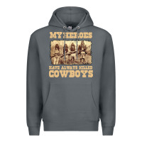 Rock my heroes have always killed cowboys retro Premium Hoodie - linhVisuals