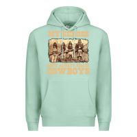 Seafoam my heroes have always killed cowboys retro Premium Hoodie - linhVisuals