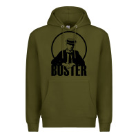 Army Green buster keaton Premium Hoodie - linhVisuals