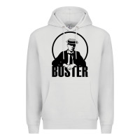 Dove Grey buster keaton Premium Hoodie - linhVisuals
