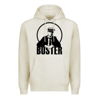 Oatmeal Heather buster keaton Premium Hoodie - linhVisuals