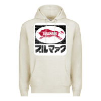 Oatmeal Heather bullmark Premium Hoodie - linhVisuals