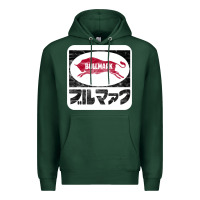 Sports Green bullmark Premium Hoodie - linhVisuals