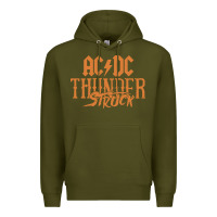 Army Green thunderstruck Premium Hoodie - linhVisuals