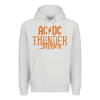 Dove Grey thunderstruck Premium Hoodie - linhVisuals