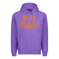 Purple thunderstruck Premium Hoodie - linhVisuals