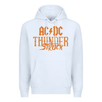 White thunderstruck Premium Hoodie - linhVisuals