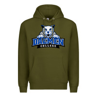 Army Green daemen college Premium Hoodie - linhVisuals