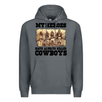 Rock my heroes have always killed cowboys retro Premium Hoodie - linhVisuals