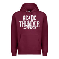 Burgundy the thunderstruck Premium Hoodie - linhVisuals