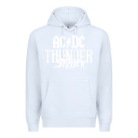 White the thunderstruck Premium Hoodie - linhVisuals