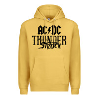 Antique Gold thunderstruck Premium Hoodie - linhVisuals