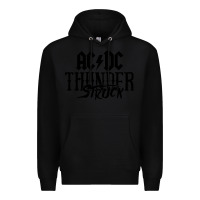 Black thunderstruck Premium Hoodie - linhVisuals