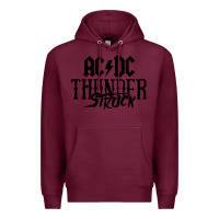 Burgundy thunderstruck Premium Hoodie - linhVisuals