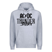Heather Grey thunderstruck Premium Hoodie - linhVisuals
