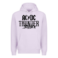 Lilac thunderstruck Premium Hoodie - linhVisuals