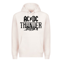 Pale Pink thunderstruck Premium Hoodie - linhVisuals