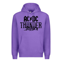 Purple thunderstruck Premium Hoodie - linhVisuals