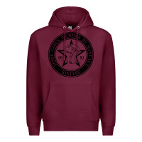 Burgundy some girls wander by mistake Premium Hoodie - linhVisuals
