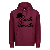 Burgundy charlie wilson music Premium Hoodie - linhVisuals