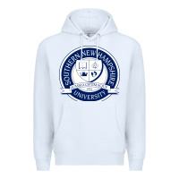 White Southern New Hampshire University Premium Hoodie - linhVisuals