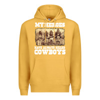 Mustard my heroes have always killed cowboys retro Premium Hoodie - linhVisuals