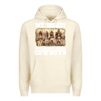 Sandshell my heroes have always killed cowboys retro Premium Hoodie - linhVisuals