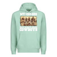 Seafoam my heroes have always killed cowboys retro Premium Hoodie - linhVisuals