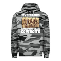 Slate Camo my heroes have always killed cowboys retro Premium Hoodie - linhVisuals