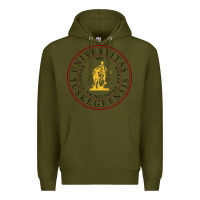 Army Green Tuskegee University Premium Hoodie - linhVisuals