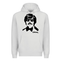 Dove Grey tony clifton Premium Hoodie - linhVisuals