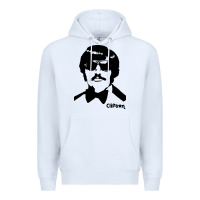White tony clifton Premium Hoodie - linhVisuals