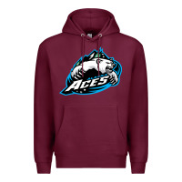 Burgundy the-alaska-aces-merch Premium Hoodie - linhVisuals