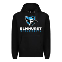 Black elmhurst university Premium Hoodie - linhVisuals