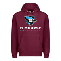Burgundy elmhurst university Premium Hoodie - linhVisuals