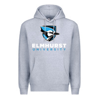 Heather Grey elmhurst university Premium Hoodie - linhVisuals