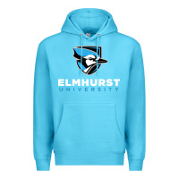 Ocean Blue elmhurst university Premium Hoodie - linhVisuals