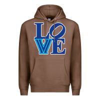Chestnut villanova love Premium Hoodie - linhVisuals