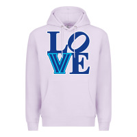Lilac villanova love Premium Hoodie - linhVisuals