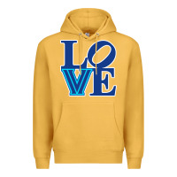 Mustard villanova love Premium Hoodie - linhVisuals