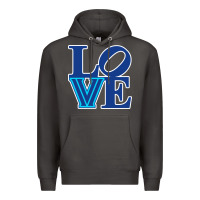 Smoke villanova love Premium Hoodie - linhVisuals