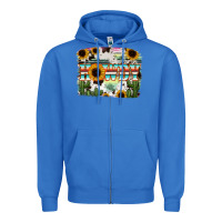 True Royal Howdy Serape And Sunflower Zipper Hoodie - RanaPortraitStore