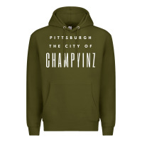 Army Green pittsburgh city of champyinz steel city Premium Hoodie - linhVisuals
