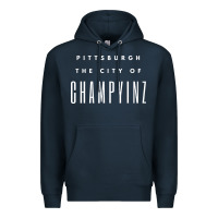 Navy pittsburgh city of champyinz steel city Premium Hoodie - linhVisuals