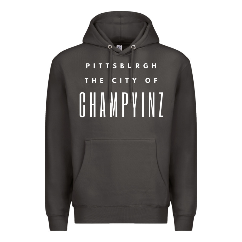 Pittsburgh City Of Champyinz Steel City Premium Hoodie by linhVisuals | Teevron