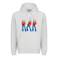 Dove Grey dolly musician Premium Hoodie - linhVisuals