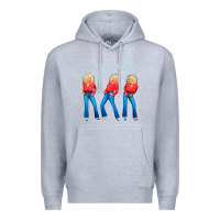 Heather Grey dolly musician Premium Hoodie - linhVisuals